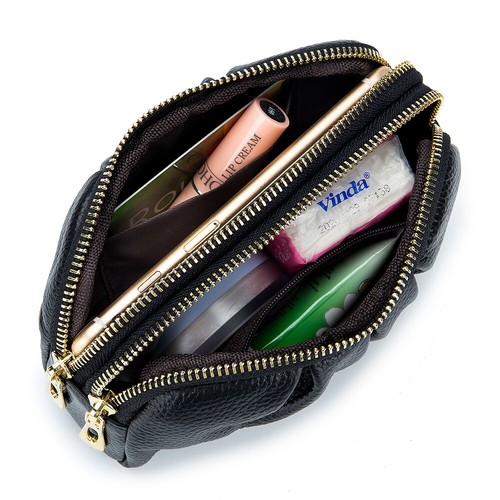 Genuine leather wristlet - leather,